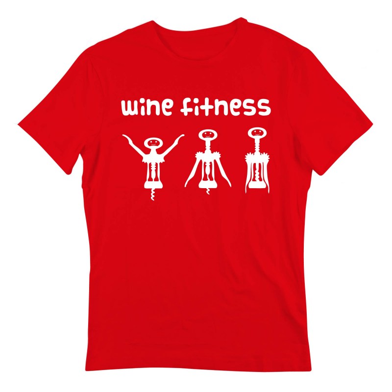 wine fitness_T-Shirt_T-Shirt_T-Shirt